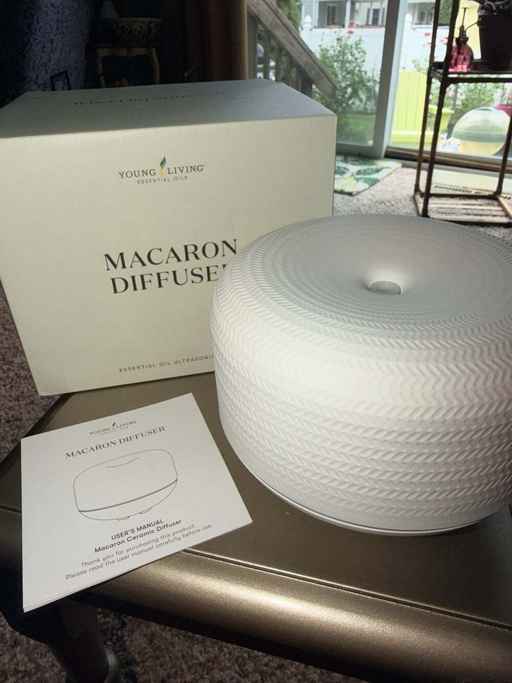 NEW Young Living Macaron Diffuser Limited Edition Gorgeous Textured Ceramic